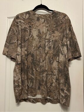 Hollister Heavyweight Boxy Fit Camo T-shirt